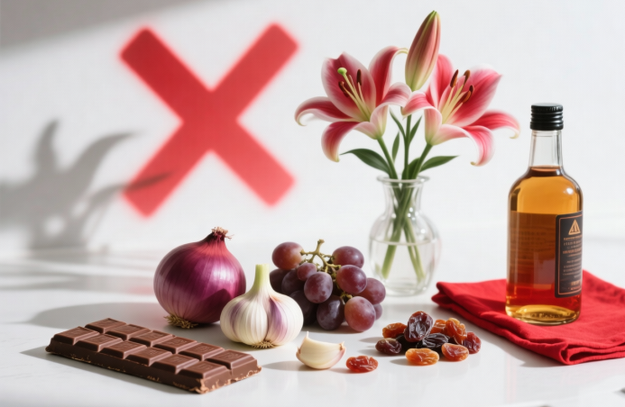 Опасные продукты для кошек