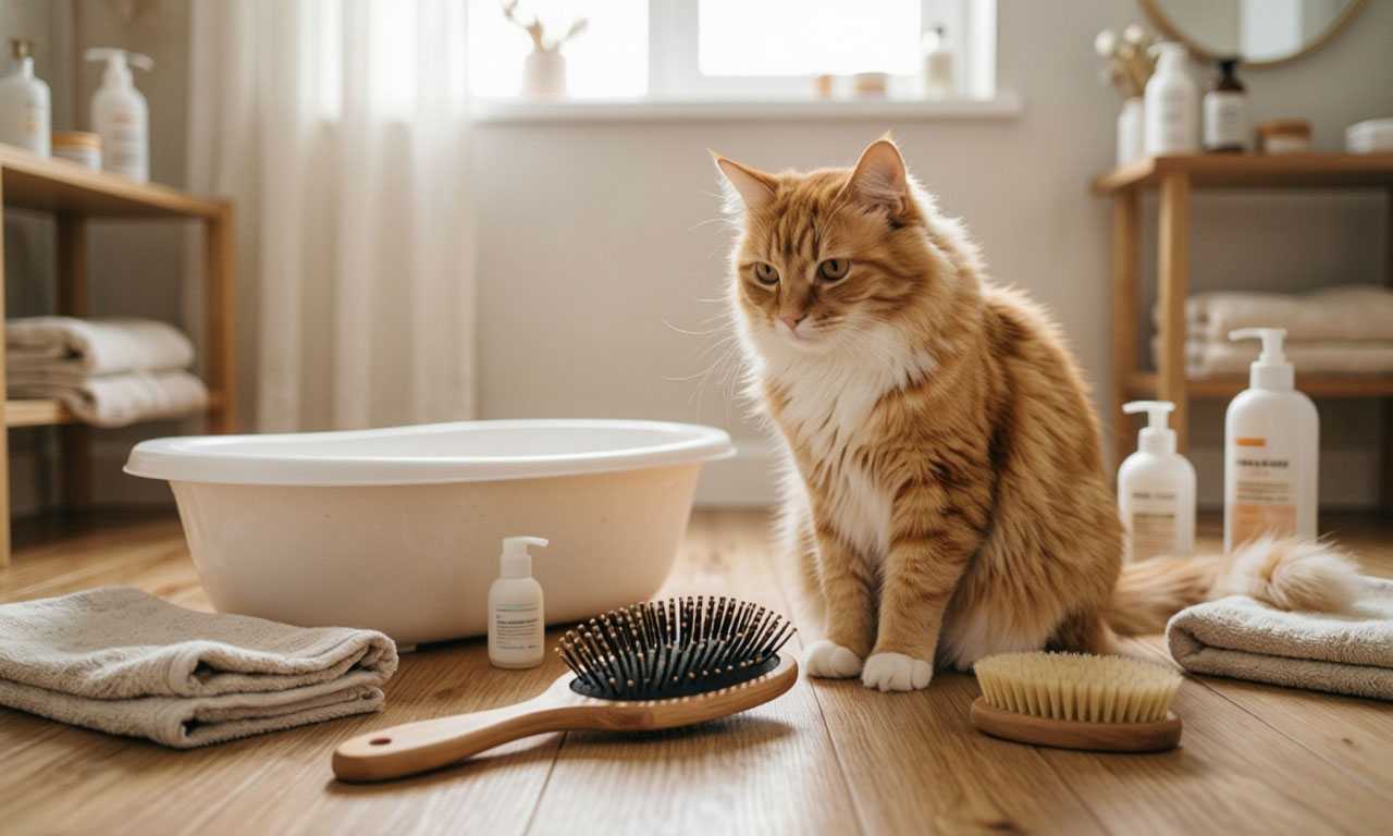 Ежедневный уход за кошкой